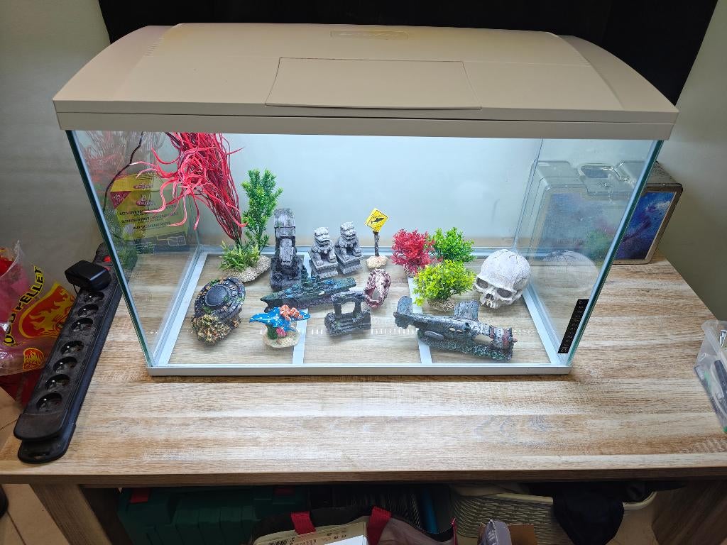 SuperFish start 150 Aquarium, Dieren en Toebehoren, Ophalen, Zo goed als nieuw, Leeg aquarium, Verwarming