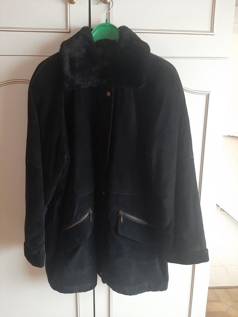 Leather Palace echte leren winterjas bontkraag XL, Ophalen of Verzenden, Maat 46/48 (XL) of groter