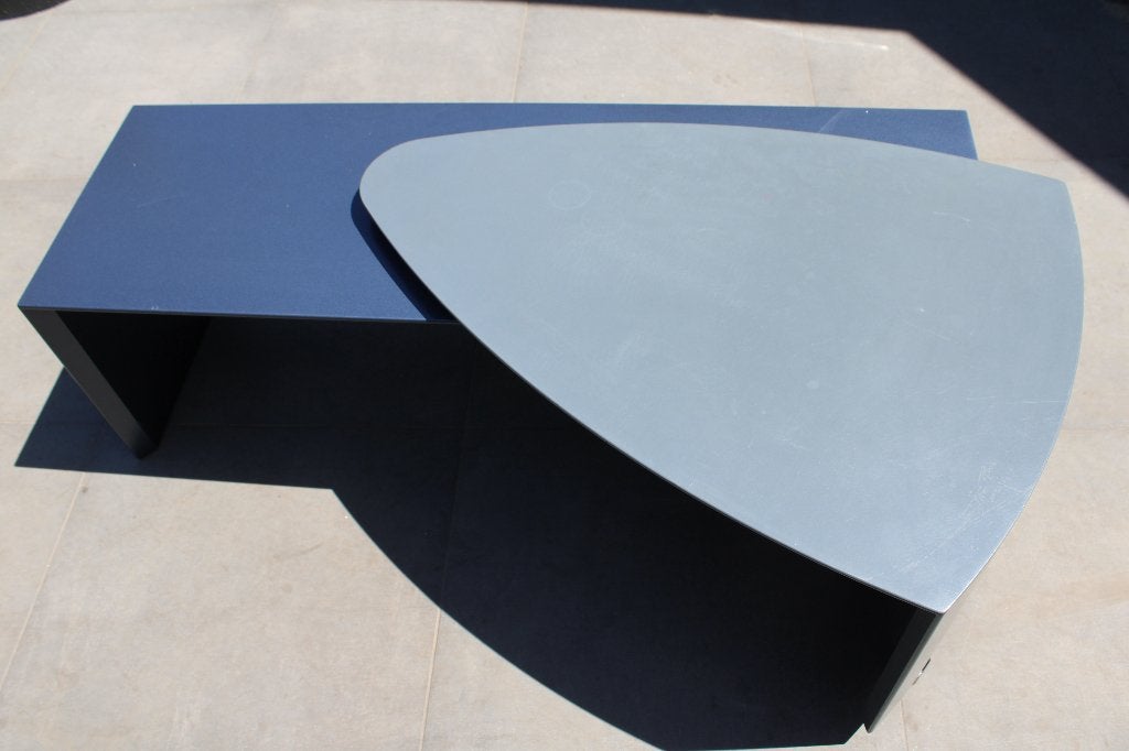 Leolux design salontafel – projectje vr d handige liefhebber, Ophalen, Overige materialen, Gebruikt, 100 tot 150 cm