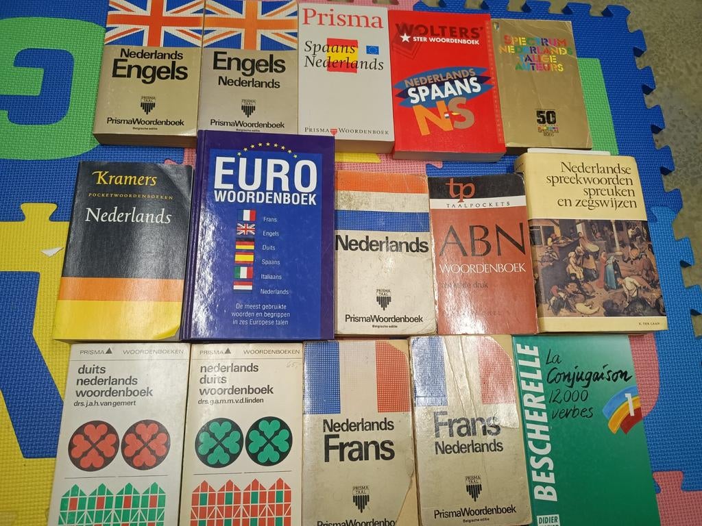 Woordenboeken Nederlands, Spaans, Engels, Frans, Duits, Nederlands, S.A. Vosters, Ophalen, Gelezen