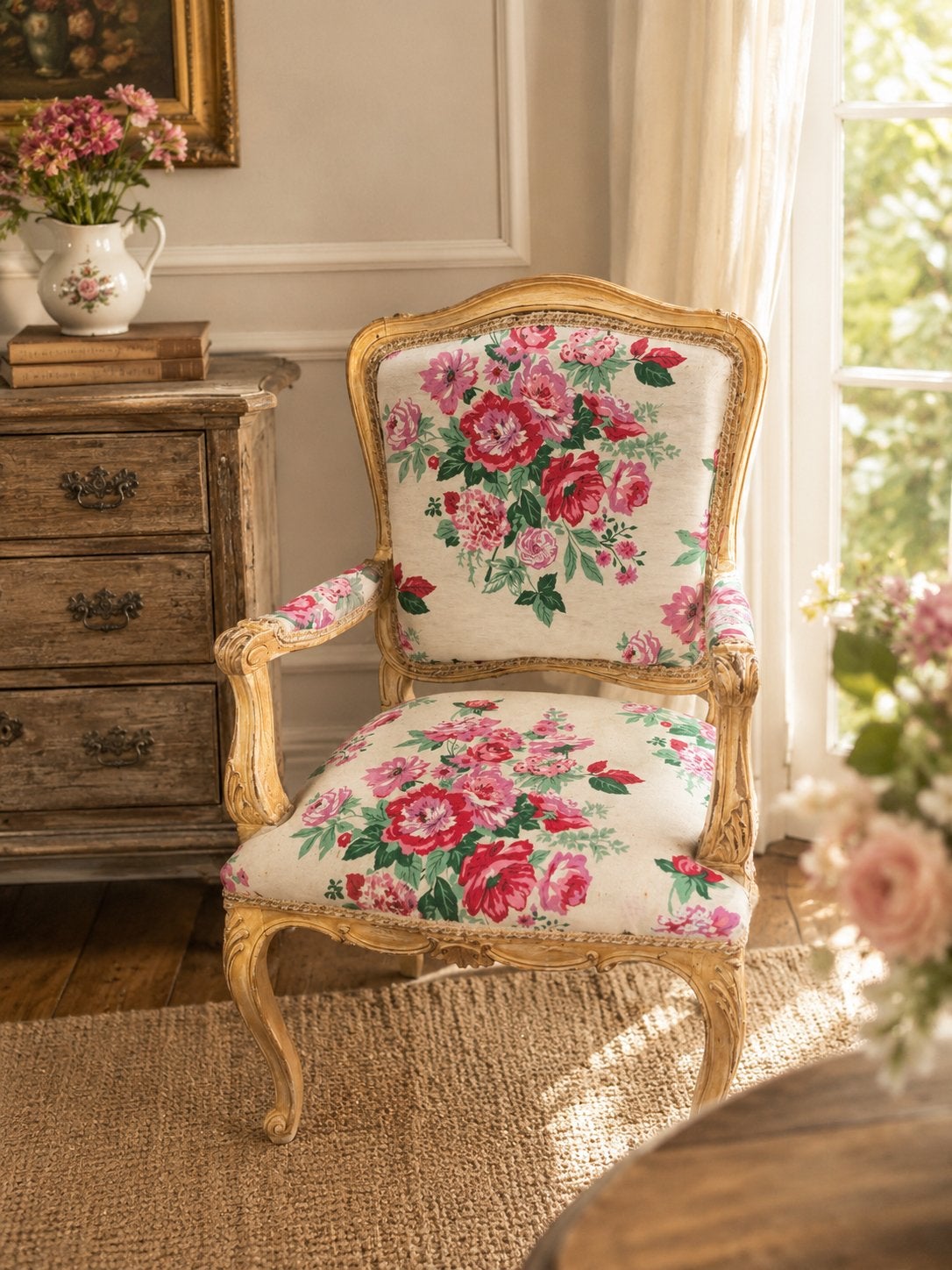 Charmante vintage fauteuil, Ophalen