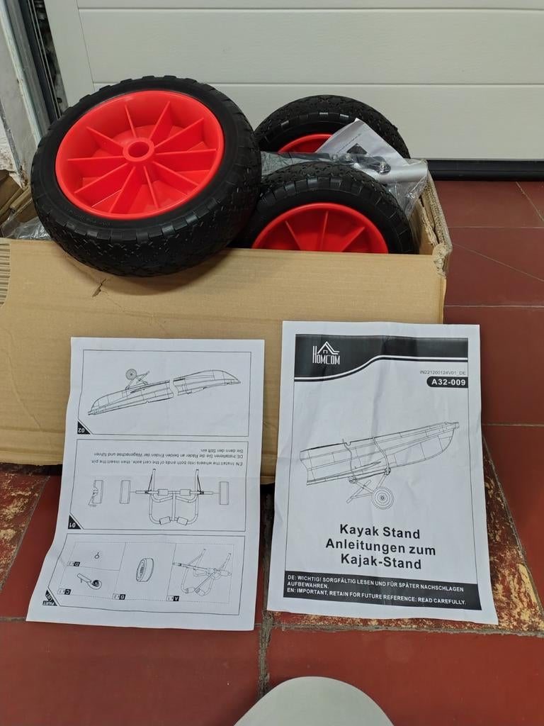 Kayak stand, Enlèvement