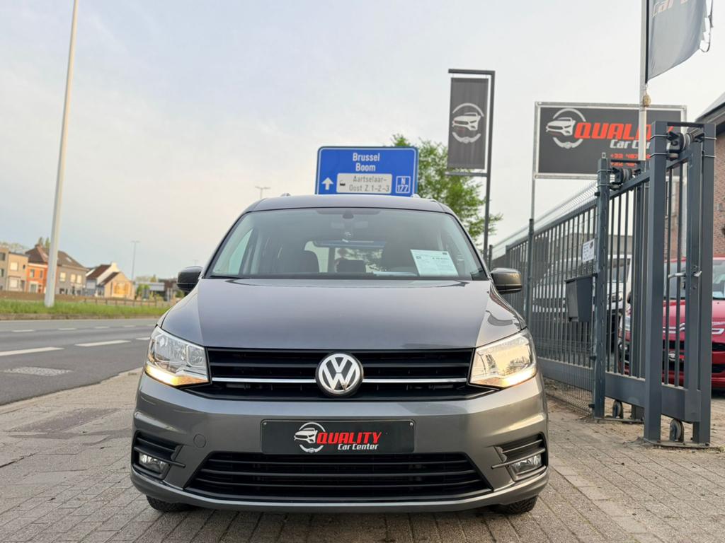 Vw Caddy Trendline 2018 130dkm 2.0tdi Automaat Navi Pdc Full, Autos, Volkswagen, Argent ou Gris, Euro 6, 72 kW, 1968 cm³