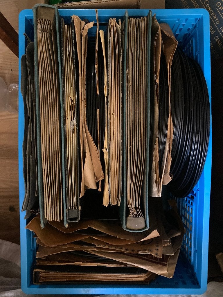 Gratis Antieke platen voor grammofoon, Ophalen