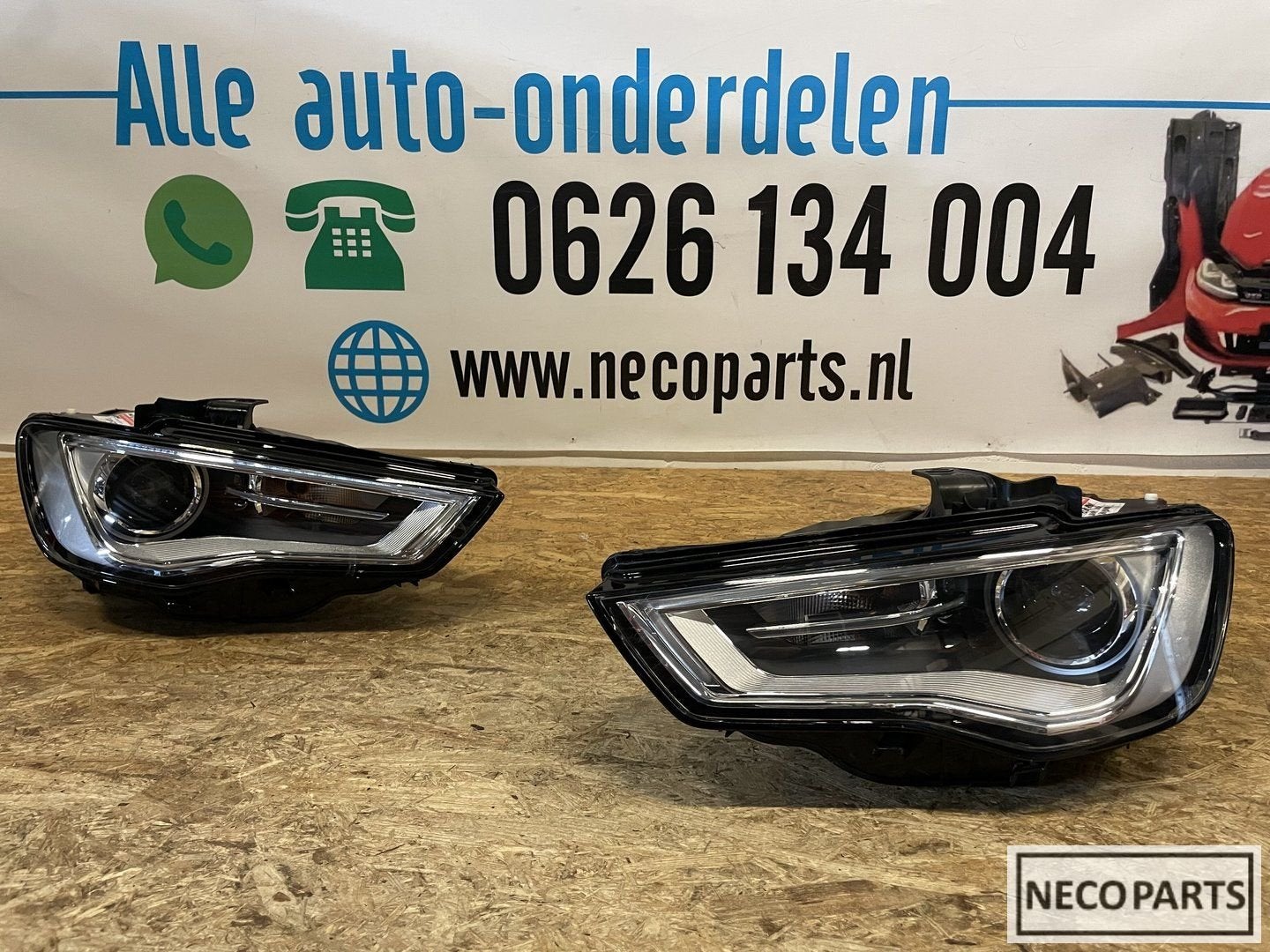 AUDI A3 8V XENON LED KOPLAMPEN COMPLEET ORIGINEEL 2012-2016, -, Audi, Utilisé, -