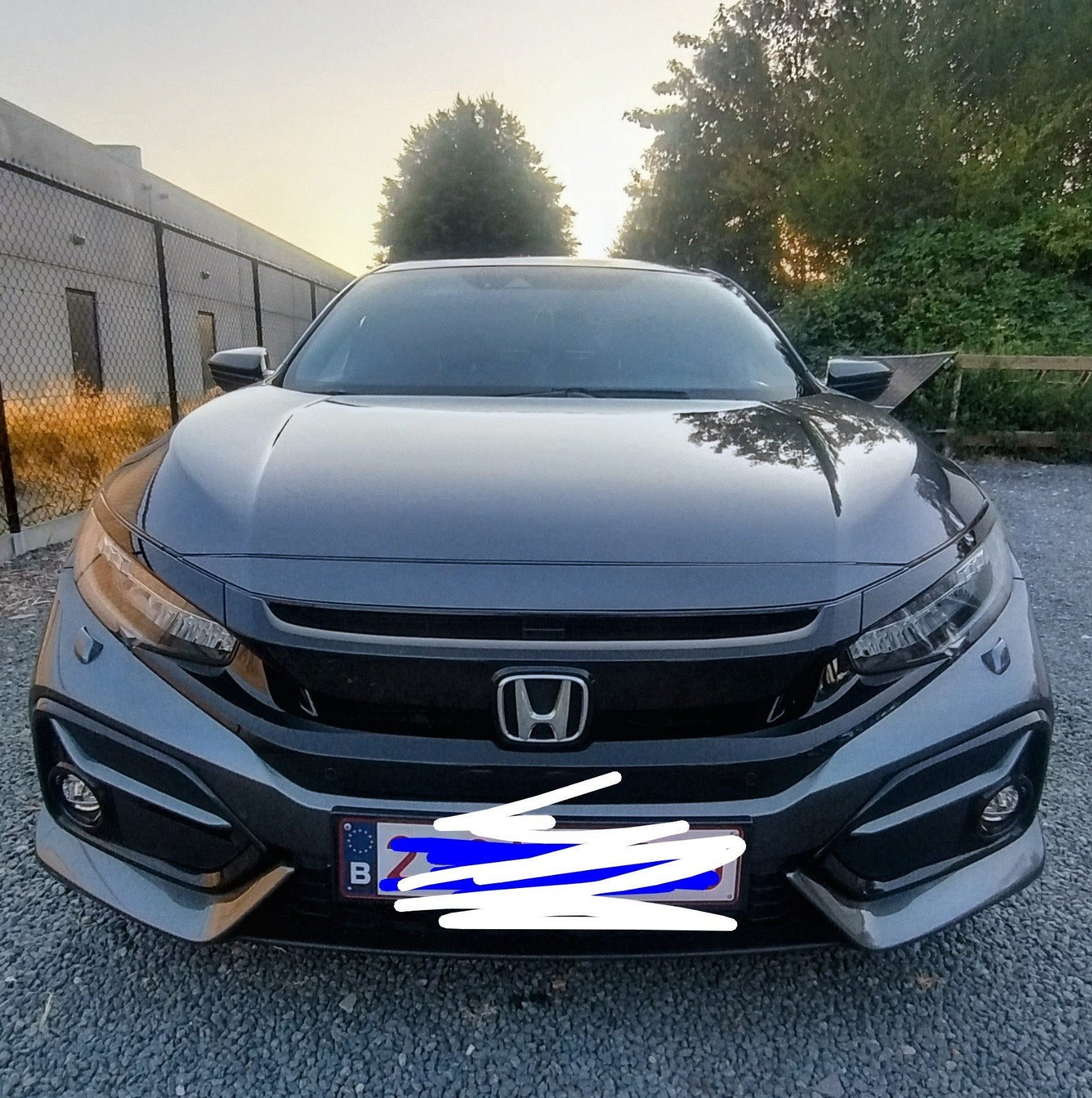 Honda Civic, Metallic grijs, Auto's, Honda, Voorwielaandrijving, Stof, Startonderbreker, 5 deurs