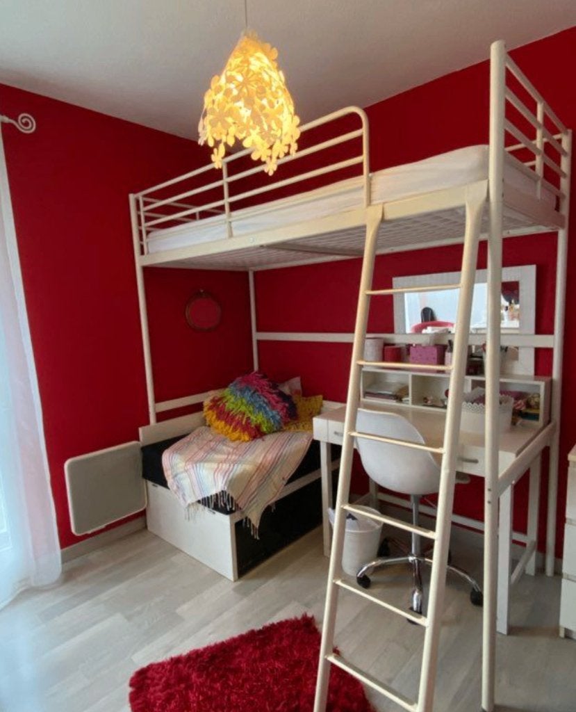 lit mezzanine SVÄRTA ikéa, Maison & Meubles, 90 cm, 210 cm, Une personne, Enlèvement