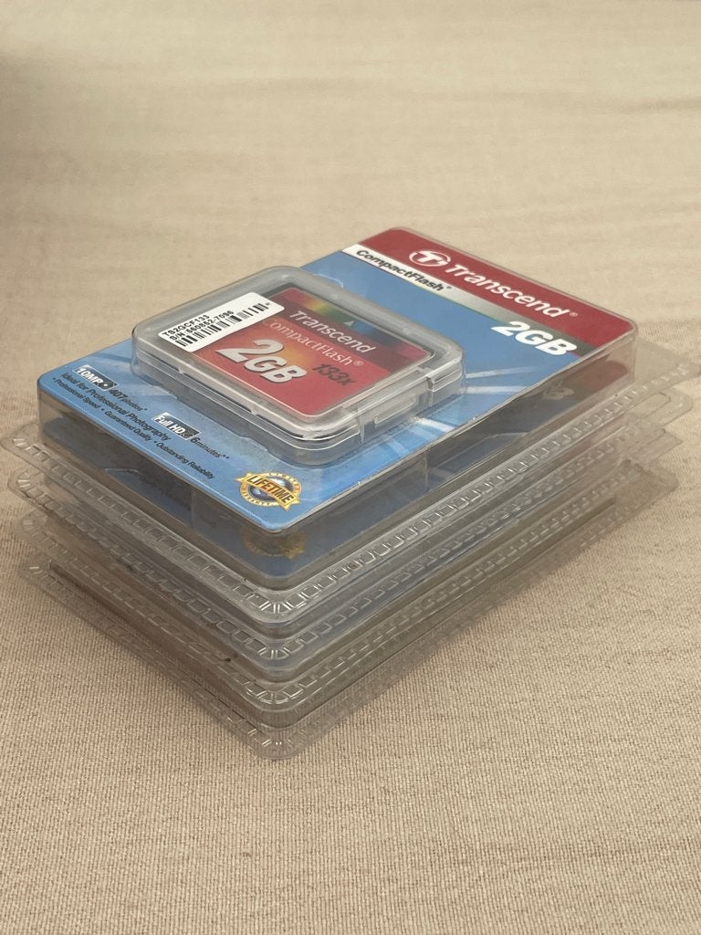 Carté mémoire Transcend Compact Flash 2gb, TV, Hi-fi & Vidéo, Photo | Cartes mémoire, Enlèvement ou Envoi, Neuf, Compact Flash (CF)