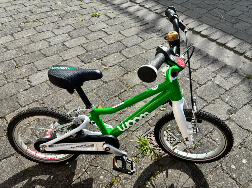 Woom2 velo enfant 14 pouces, Fietsen en Brommers, Ophalen, Gebruikt, Minder dan 16 inch