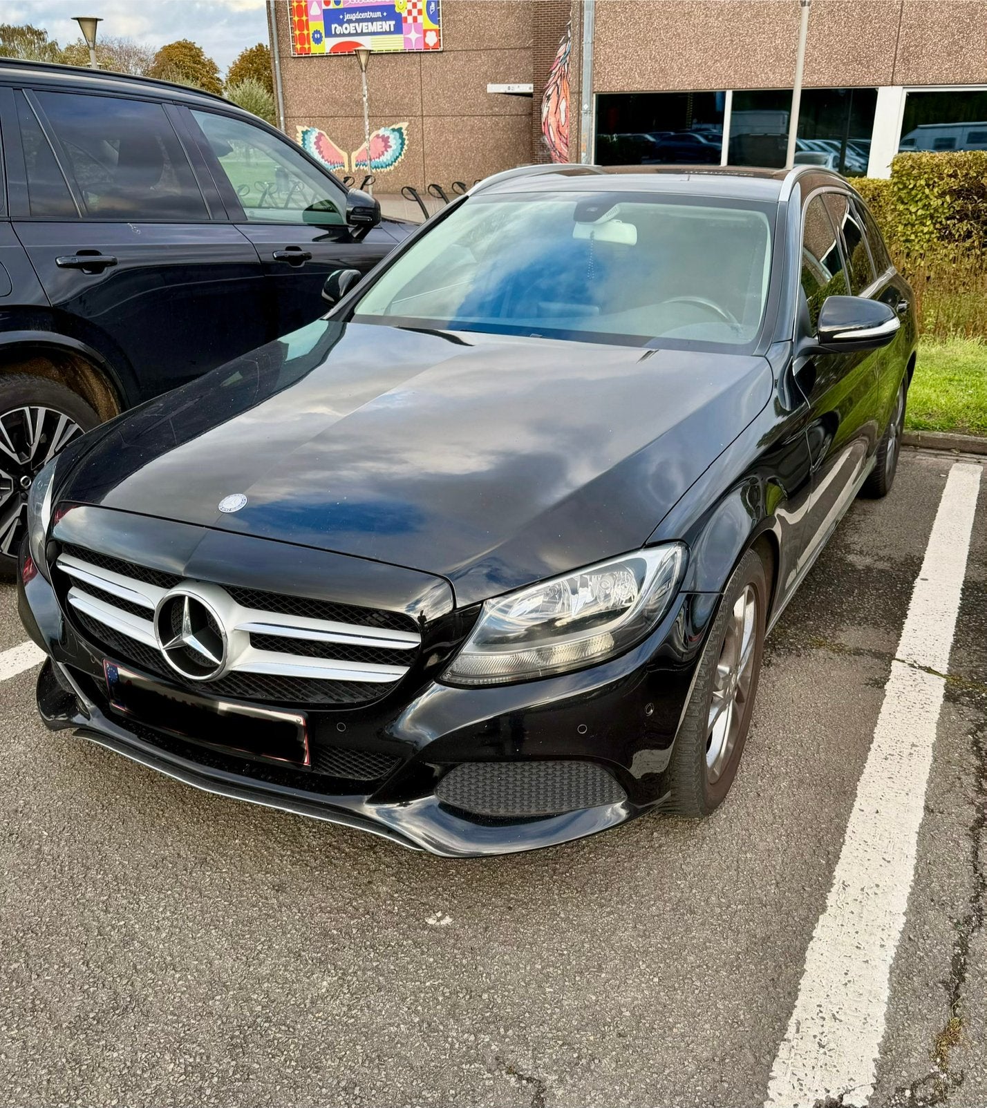Mercedes-Benz c200 Bluetec, Auto's, Euro 6, Elektrische ramen, Leder en Stof, Zwart