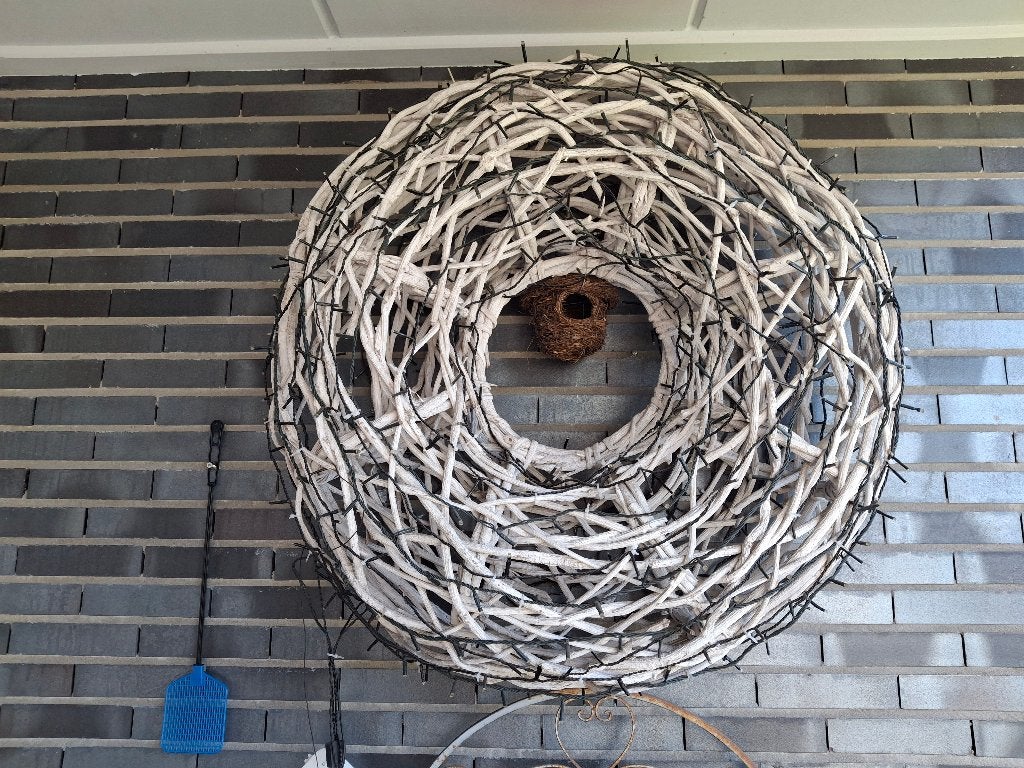 muurdecoratie met 4 of 5 slingers kerstlampjes, Huis en Inrichting, Ophalen, Met verlichting, 30 cm, Zo goed als nieuw