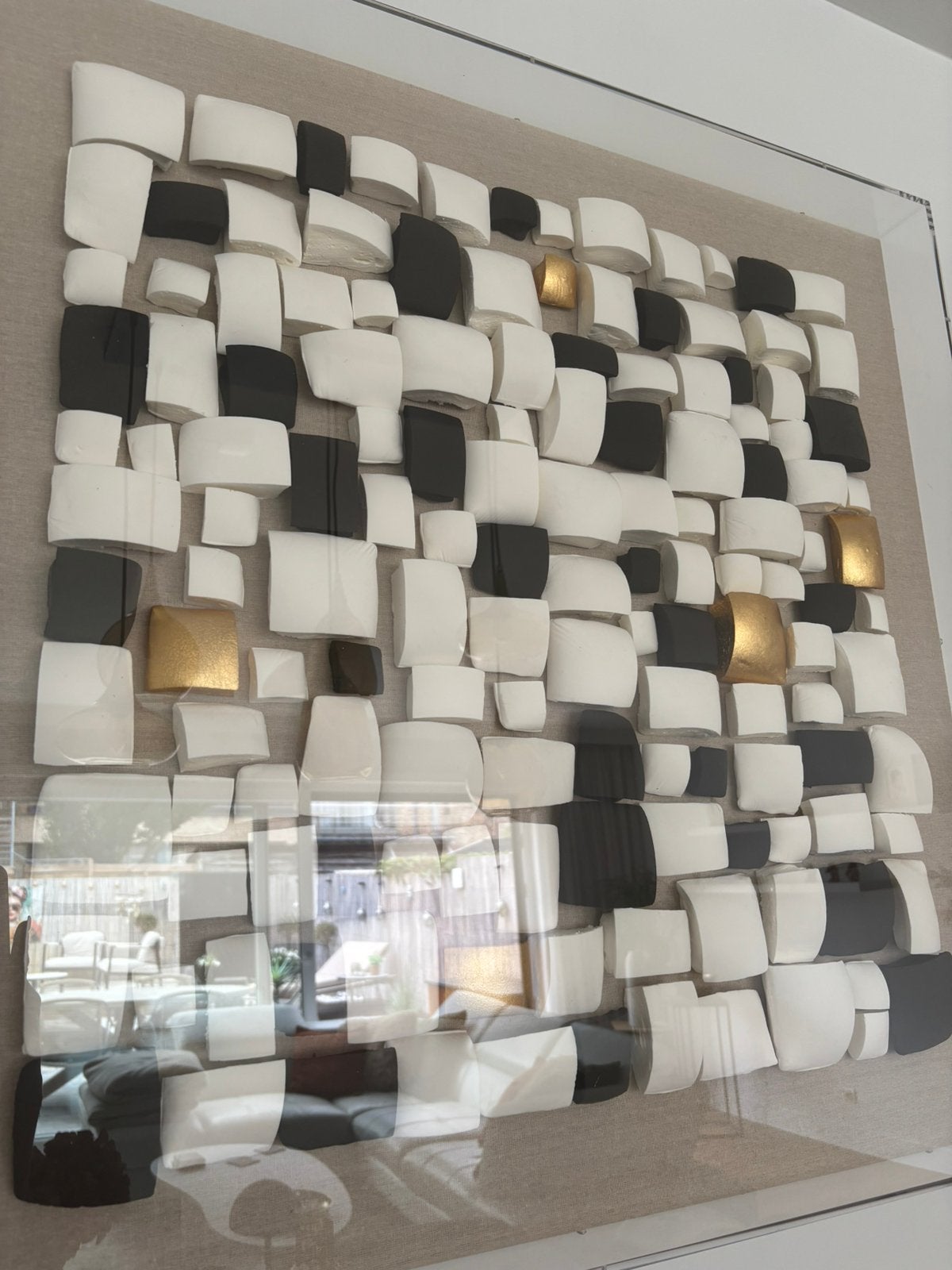 Wanddecoratie 90 x 90, Ophalen