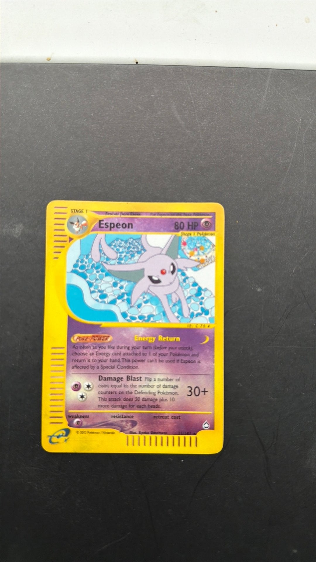 Espeon aquapolis, Enlèvement ou Envoi, Comme neuf