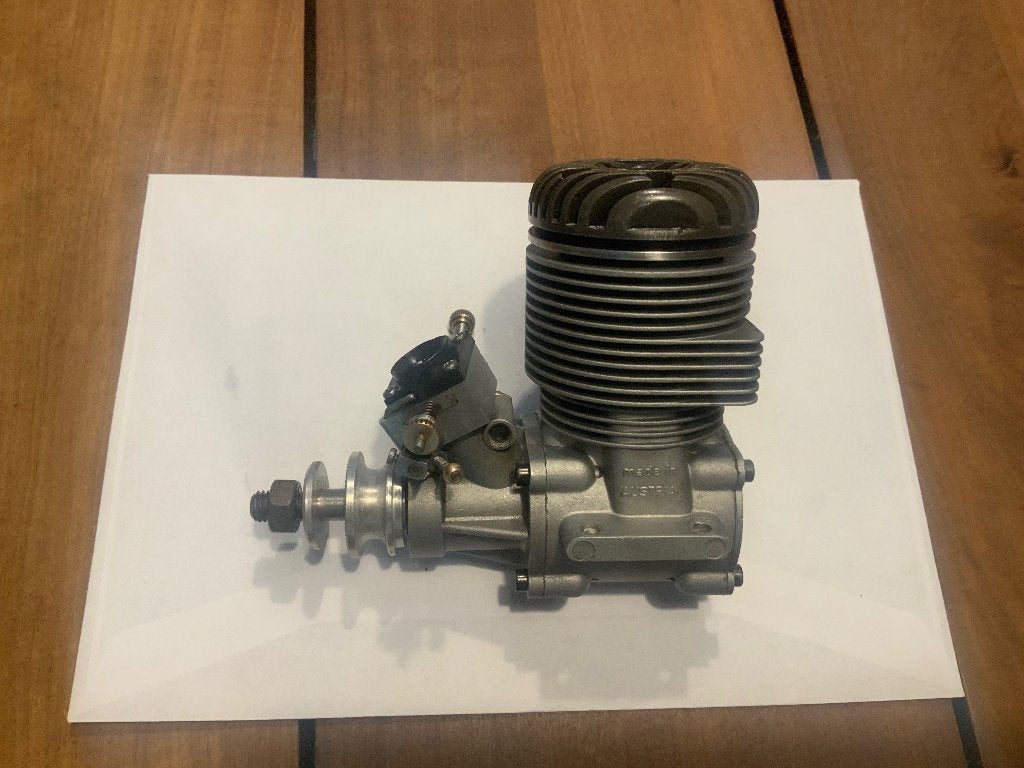 Moteur rc Webra 61 – échappement arrière rare, Hobby & Loisirs créatifs, Enlèvement ou Envoi, Utilisé, Nitro