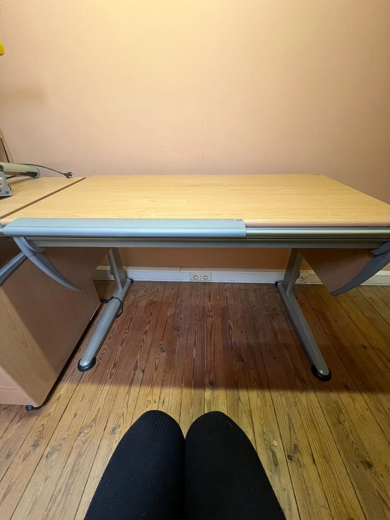 Bureau en stoel en toebehoren MOLL, Huis en Inrichting, Ophalen, Gebruikt