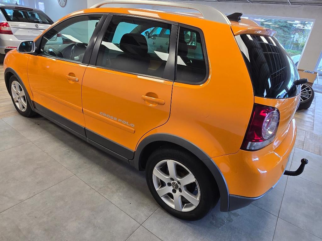 VW POLO CROSS 1.4 TDI 2009 AIRCO/ZONNEDAK/GOEDE STAAT, Auto's, Volkswagen, Airbags, Geel, Bedrijf, 5 deurs