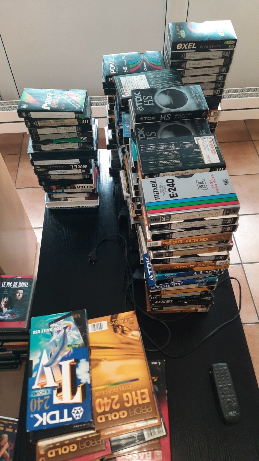Cassettes vidéos VHS. Films, Ophalen