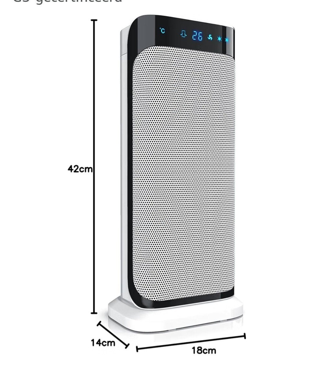 fan heater, Ophalen