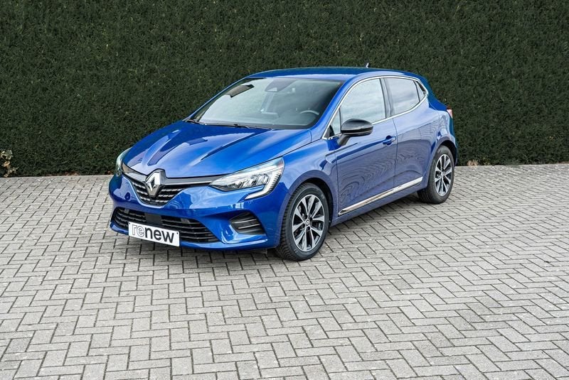 Renault Clio TCe Techno 90 / Navi / Airco, Auto's, Voorwielaandrijving, Stof, Gebruikt, 3 cilinders