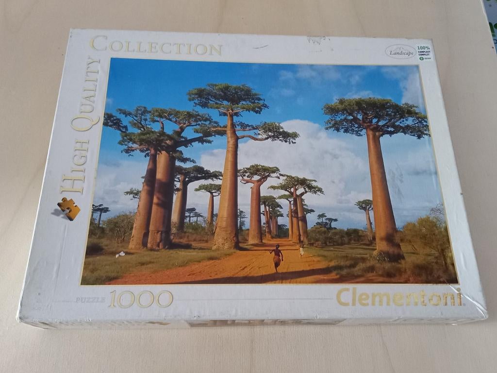 Puzzle Clementoni 1000 pièces - Madagascar, Hobby & Loisirs créatifs, Enlèvement ou Envoi, 500 à 1500 pièces, Utilisé, Puzzle