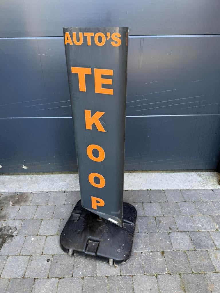 Auto te koop/huur bord, Ophalen