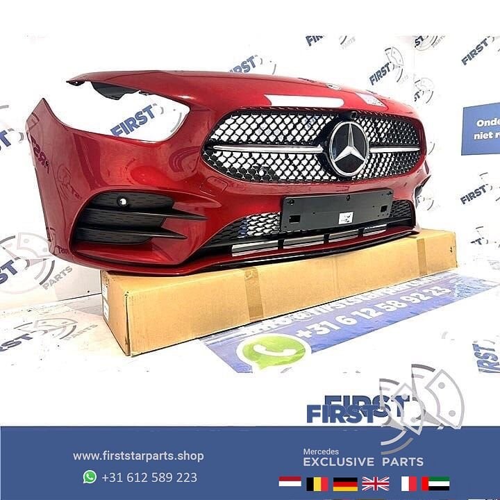 W247 B KLASSE FACELIFT AMG VOORBUMPER COMPLEET + DIAMANT GRI, Gebruikt, -, Voor, Ophalen of Verzenden