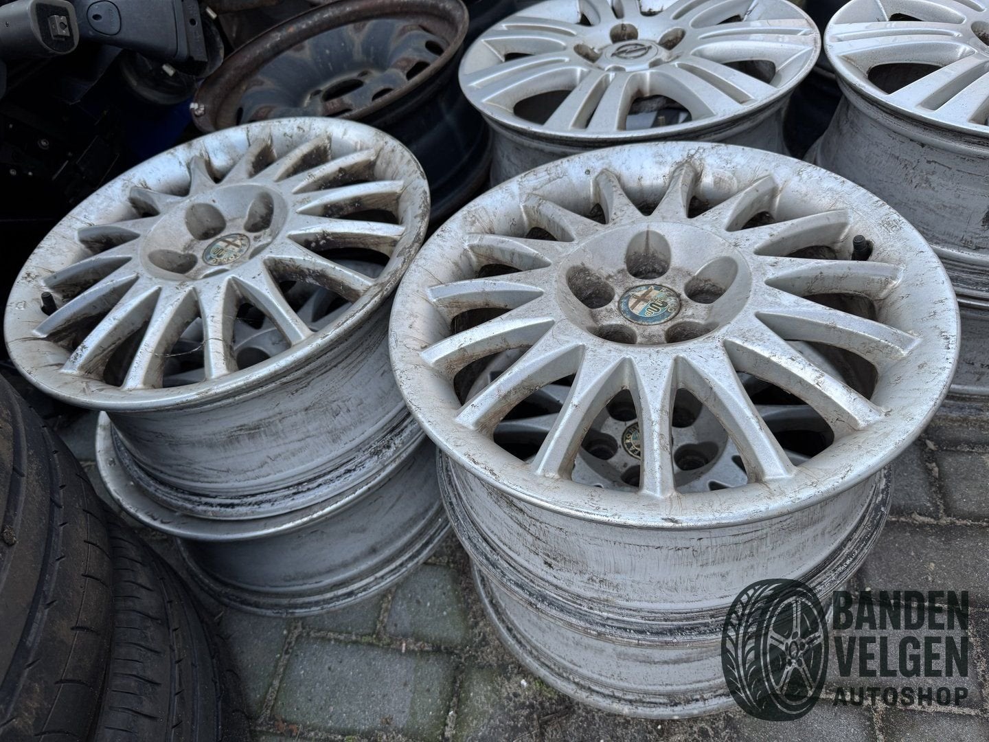 Alfa Romeo Originele Lichtmetalen Velgen 5 x 98 ET41,5 6,5J, Auto-onderdelen, Gebruikt, Velg(en), -, -