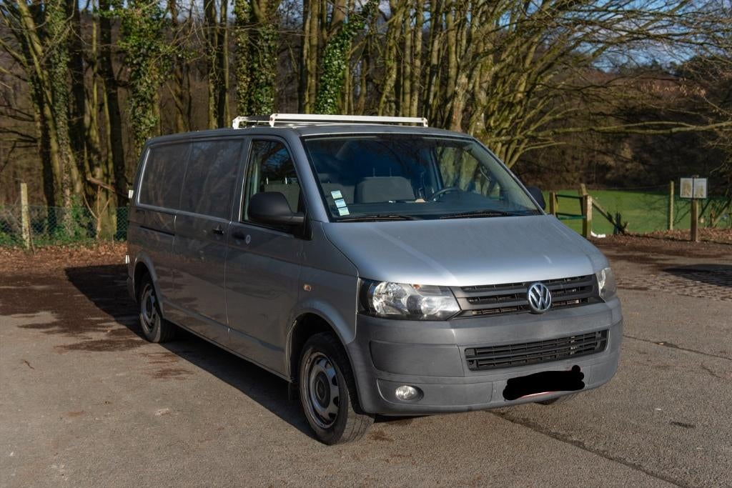 VW T5 transportcamper (verwijderbaar), Auto's, Euro 5, Stof, Bluetooth, 4 cilinders