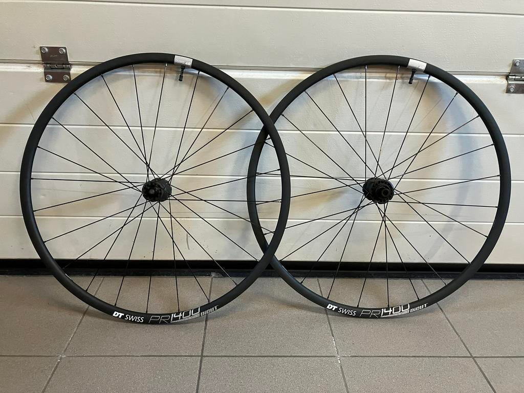 Dt swiss PR 1400 dicut 21 disc racefiets wielen, Fietsen en Brommers, Fietsonderdelen, Ophalen, Racefiets, Wiel, Aluminium