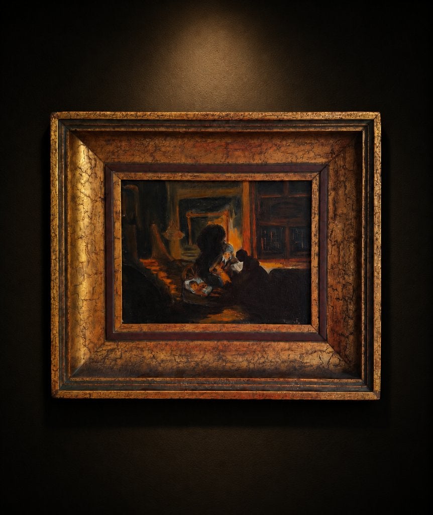 Taverne, Enlèvement ou Envoi, Autres sujets, Encadré, Toile