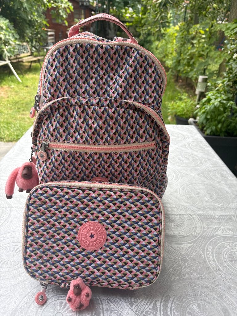 Cartable kipling, Bijoux, Sacs & Beauté, Sacs | Cartables, Autres couleurs, Comme neuf, Enlèvement, 50 cm ou plus