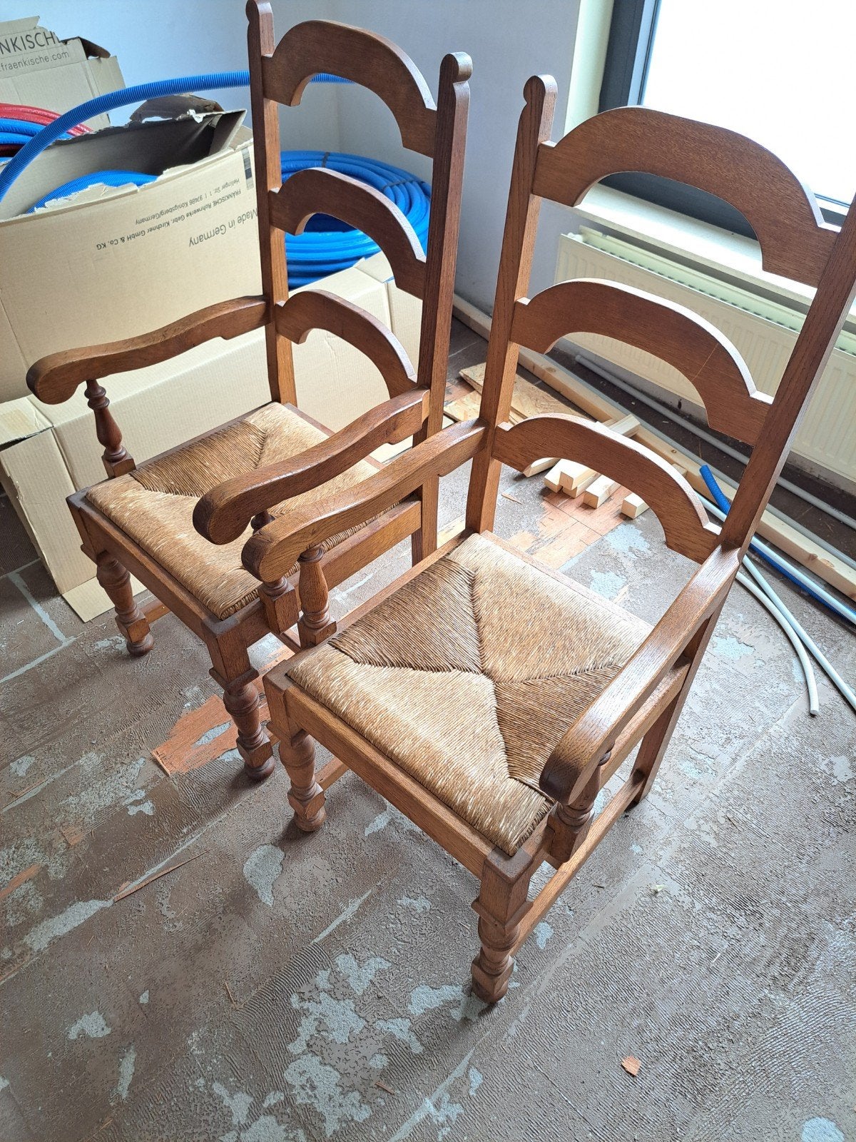 Antieke houten stoelen, Antiek en Kunst, Antiek | Meubels | Stoelen en Sofa's, Ophalen