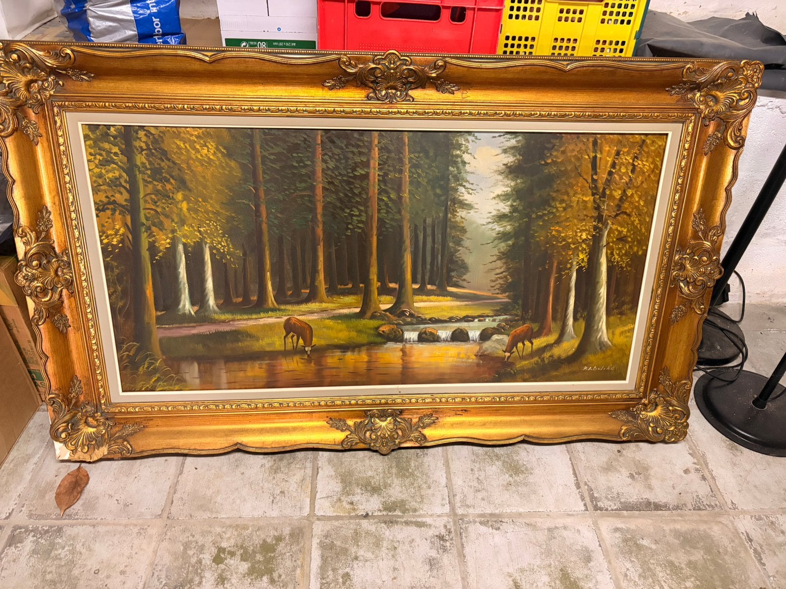 Tableau, Enlèvement