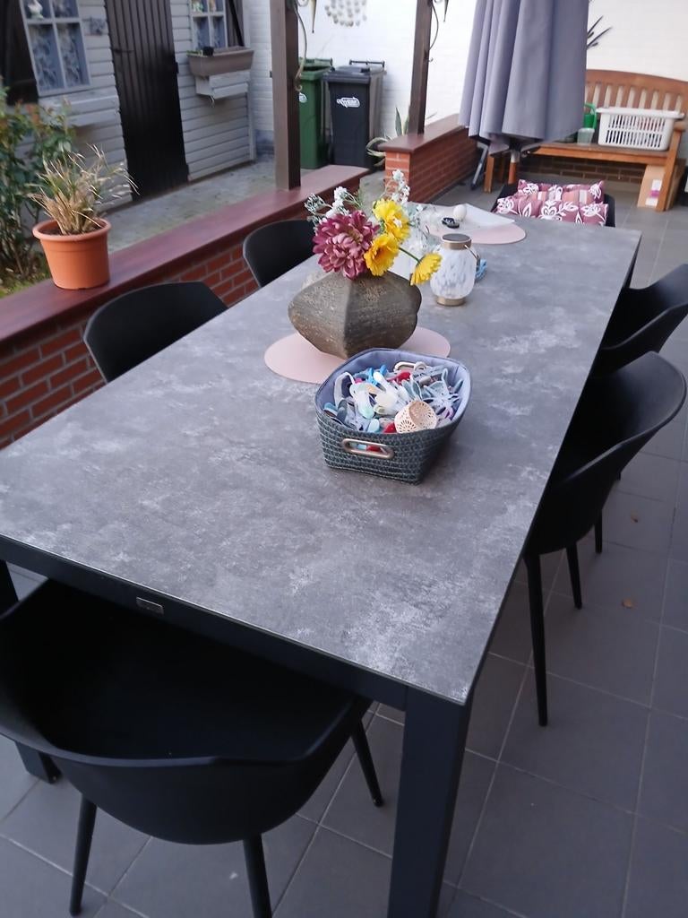 Tuintafel met stoelen, Tuin en Terras, Tuinstoelen, Ophalen
