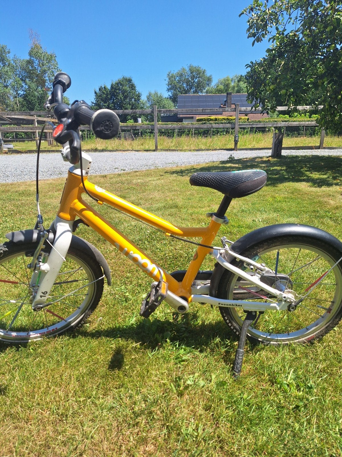 Kinderfiets woom, Vélos & Vélomoteurs, Enlèvement, Comme neuf, Frein sur jante, Woom