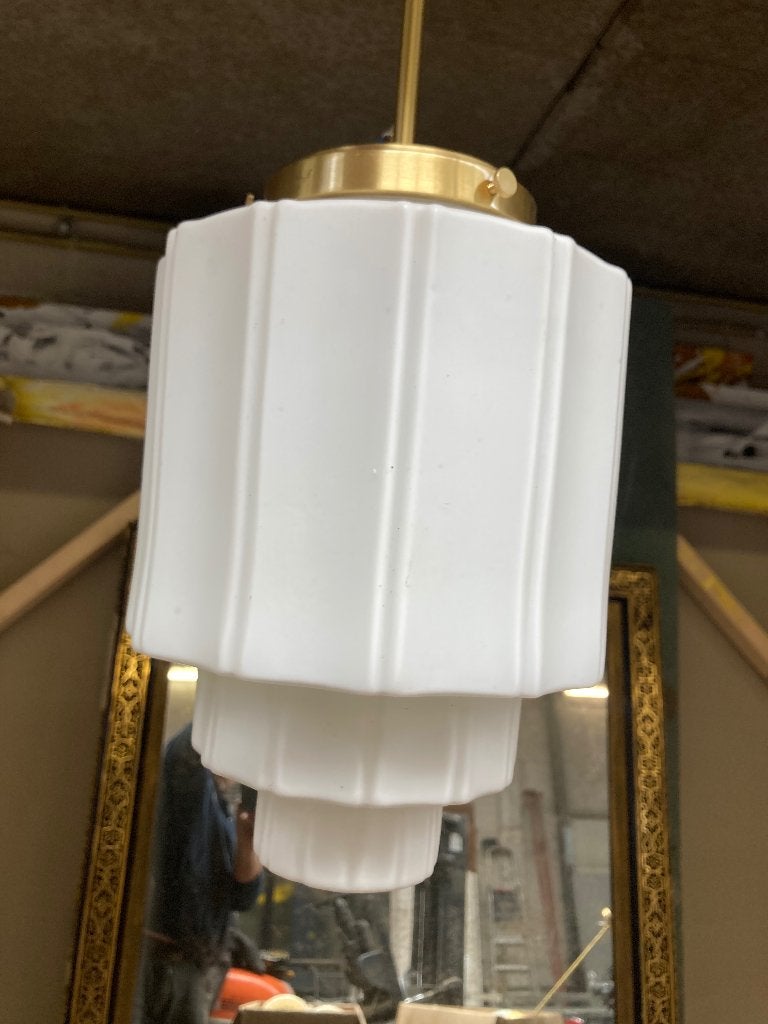 Antieke Art deco hanglampen in perfecte staat, Antiek en Kunst, Antiek | Verlichting, Ophalen