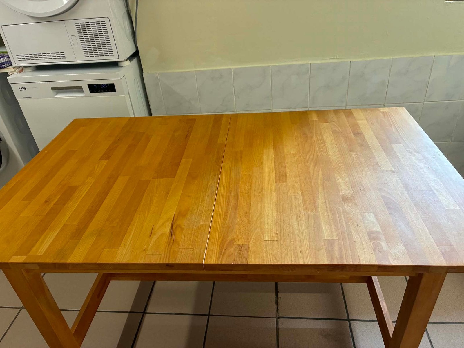 Table, 150 à 200 cm, Cinq personnes ou plus, Comme neuf, Enlèvement
