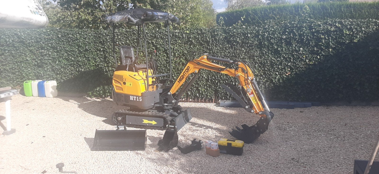Excavatrice 1,5 tonne, Enlèvement, Excavatrice