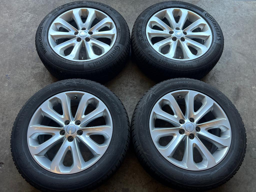20 inch Range Rover Sport L494 L405 Velgen + Winterbanden, Enlèvement, Utilisé, Land Rover