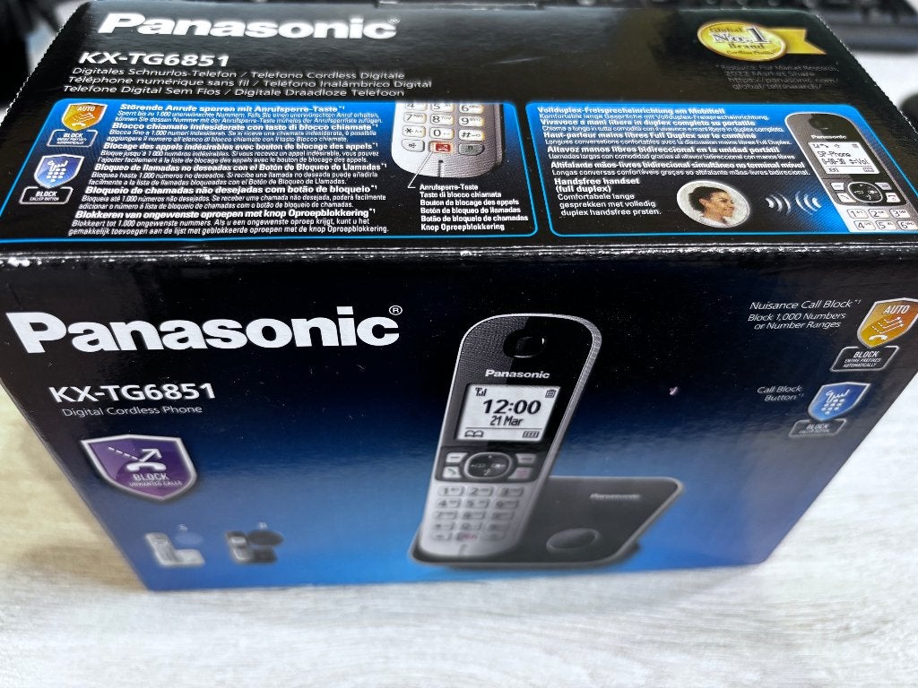 Panasonic KS-TG6851 vaste telefoon met basisstation, Ophalen, Zo goed als nieuw, 1 handset