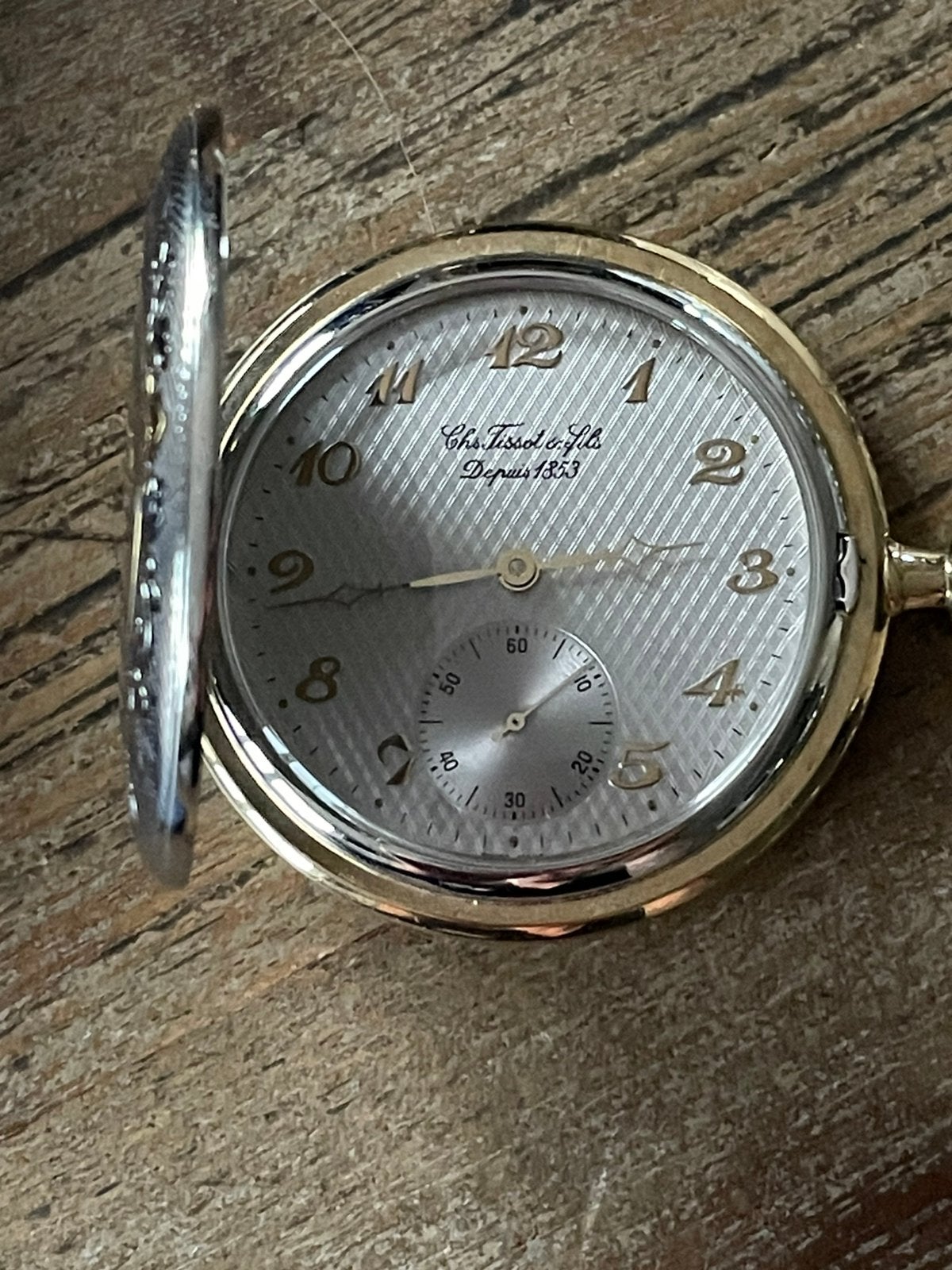 Montre de poche Tissot Savonette, Enlèvement, Montre de poche, Tissot