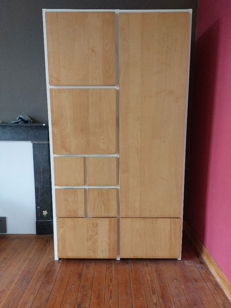 Garde robe Ikea Rakke, Ophalen, Gebruikt, 100 tot 150 cm, 200 cm of meer
