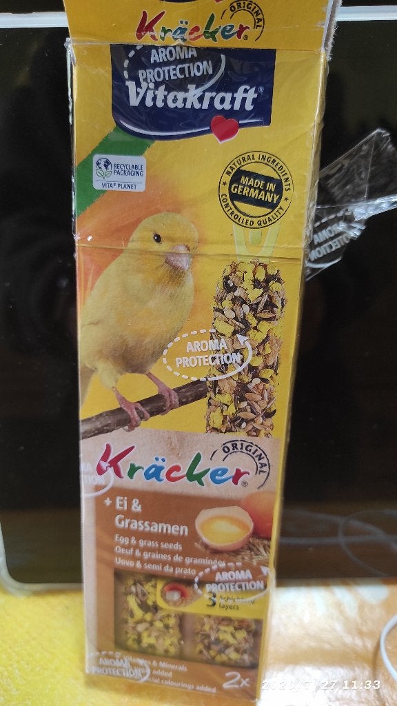 120 sticks pour canari marque Vitakraft, Enlèvement, Oiseau