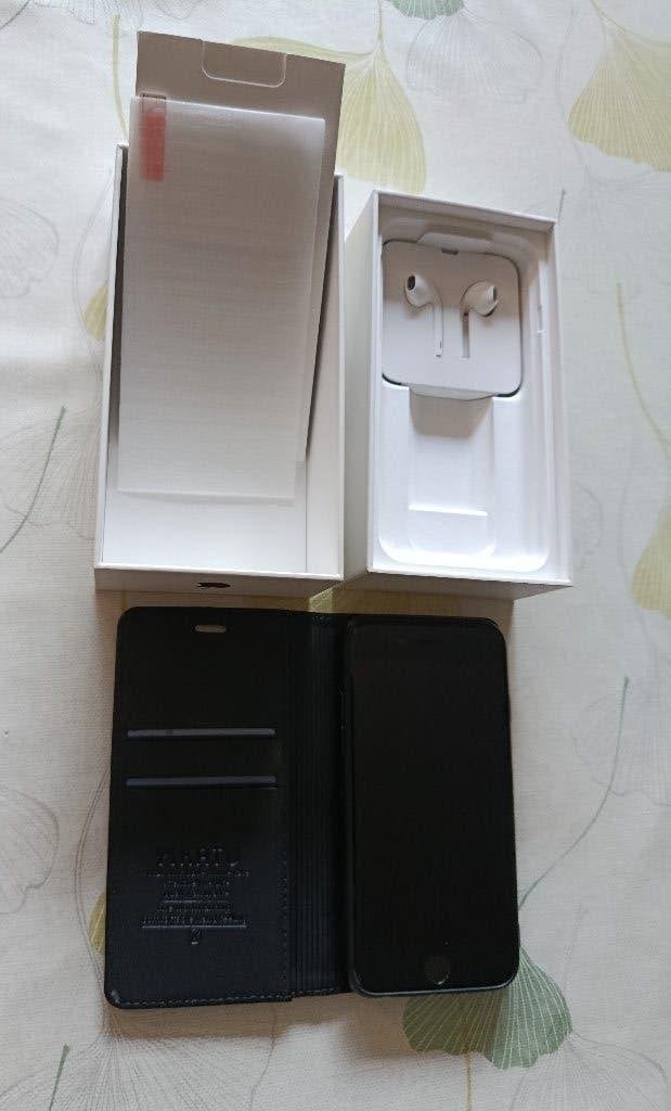 IPHONE 7 ZWART 128  GB, Télécoms, Téléphonie mobile | Apple iPhone, 128 GB, Enlèvement ou Envoi, Comme neuf, Sans abonnement