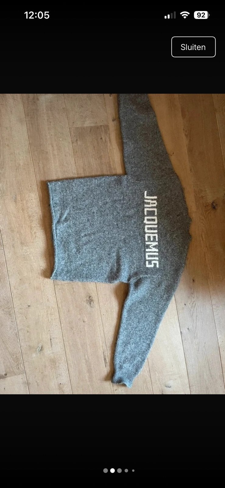 Jacquemus Pavane knit men XL, Kleding | Heren, Ophalen, Zo goed als nieuw
