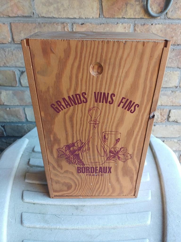 Wijnkistje voor twee flessen, Verzamelen, Ophalen of Verzenden