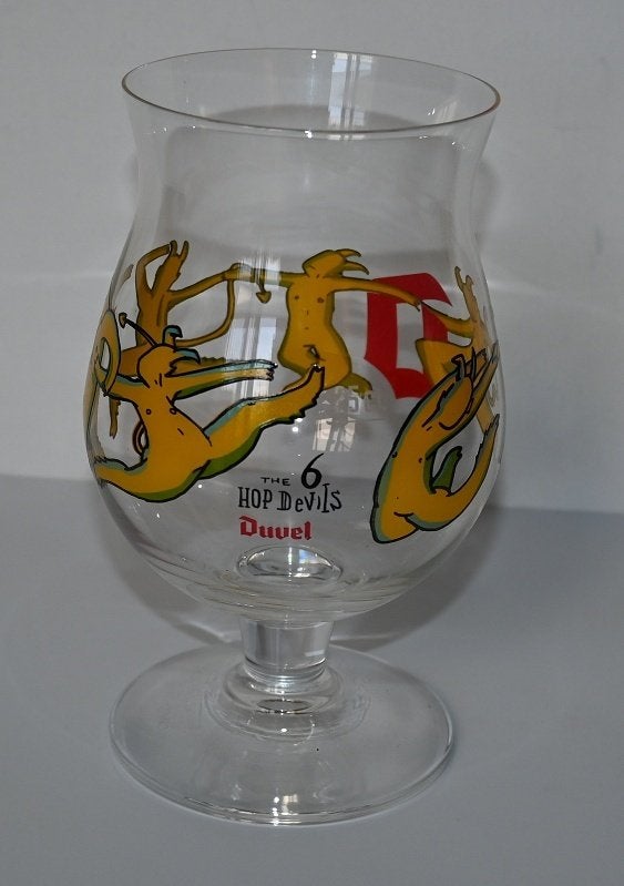 DUVEL/LES 6 DÉMONS DU HOUBLON/25 CL, Collections, Marques de bière, Neuf, Verre ou Verres, Duvel, Envoi