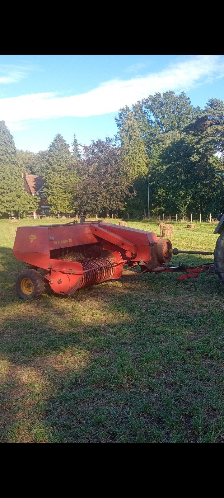 Press welger perst 100 procent, Ophalen