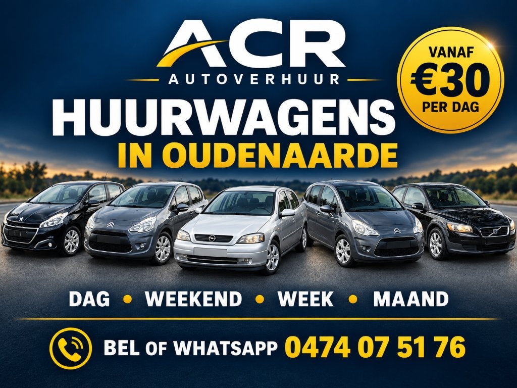 Huurwagens vanaf €30 per dag – ACR Autoverhuur, Véhicule de tourisme