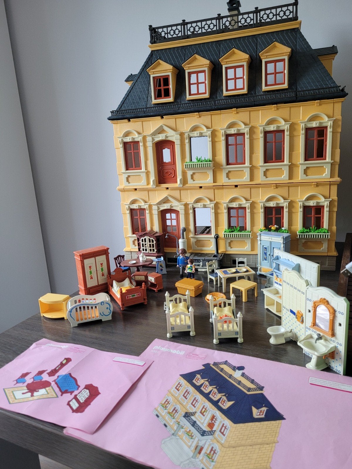 victoriaans huis playmobil + meubeltjes, Ophalen